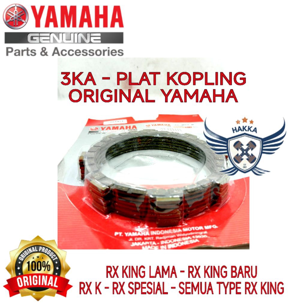3KA ORIGINAL PLAT KOPLING YAMAHA RX KING, PLAT KOPLING YAMAHA RX S, PLAT KOPLING YAMAHA RX 100, PLAT