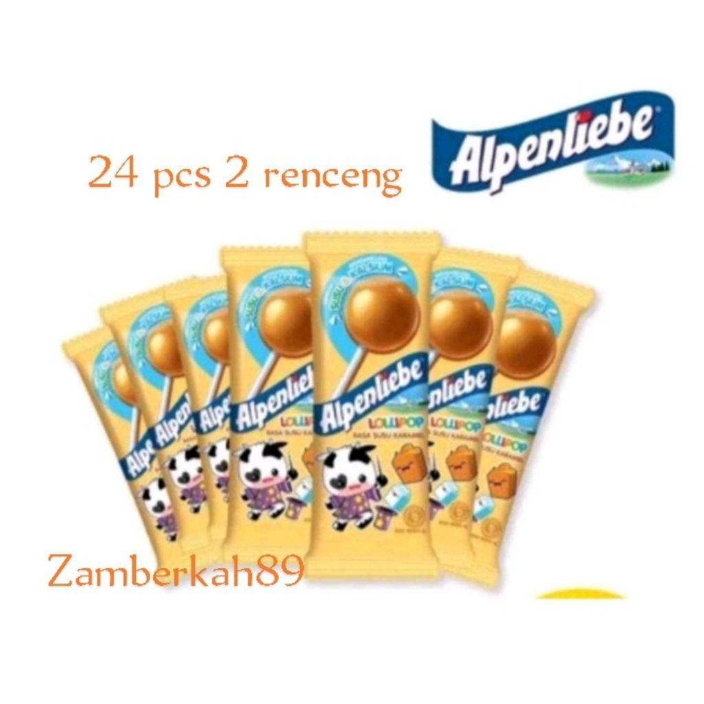 

Alpenliebe Loly Caramel 1pak 2renceng