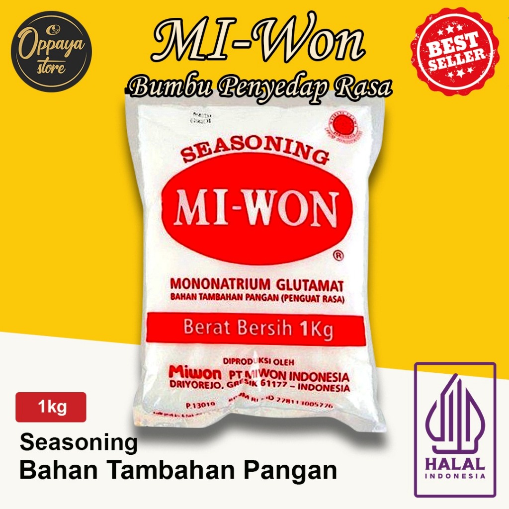 

MSG MIwon 1 Kg Seasoning Penyedap Rasa Micin