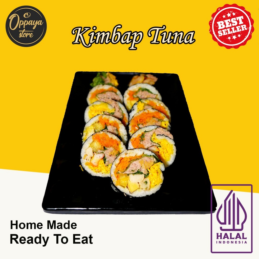 

Kimbab Tuna Sushi Korea Enak 10 Potong ~ 11 Potong Kirim Via Gosend,Grab