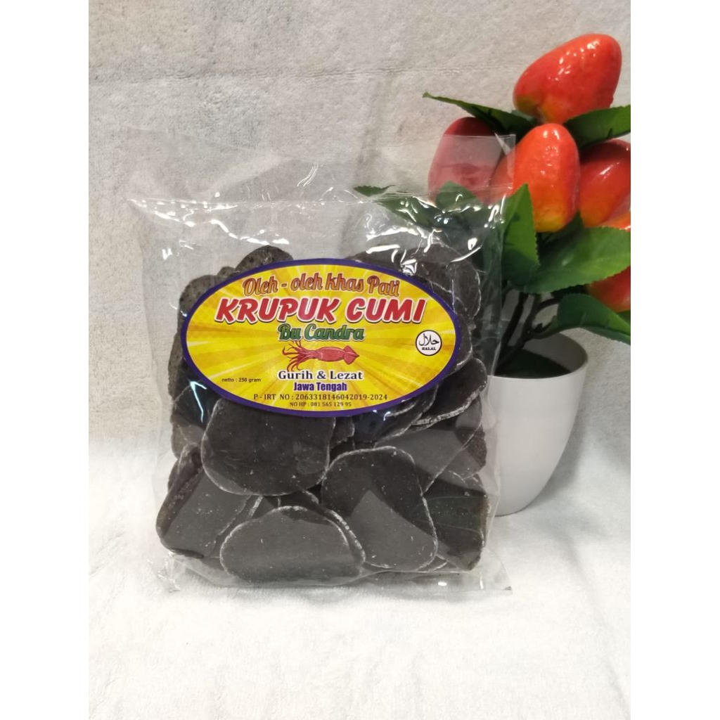 

KRUPUK CUMI MENTAH CAP BU CANDRA KHAS PATI