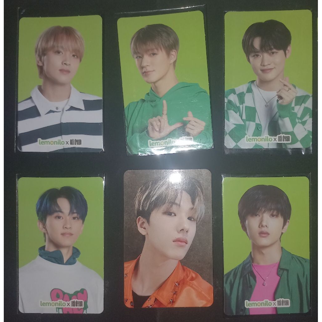 Photocard Nct Dream ridin lemonilo tos tos Mark Renjun Jeno Haechan Jaemin Chenle Jisung