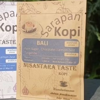 

BALI ARABICA COFFEE (washed process) Coffee Drip Bag [ SARAPAN KOPI ]