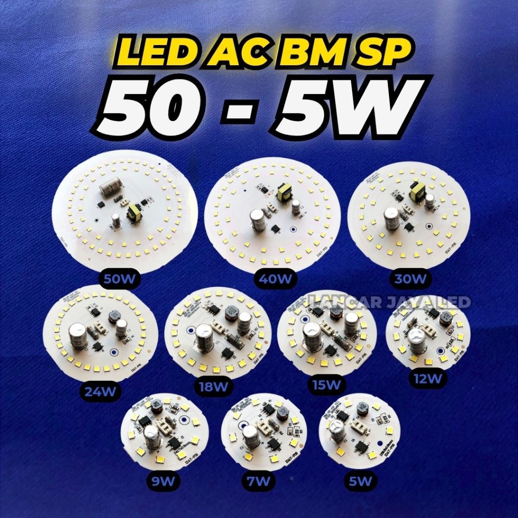PCB LED AC (BM SP-2) 5-18Watt ~Lancar Jaya Led~