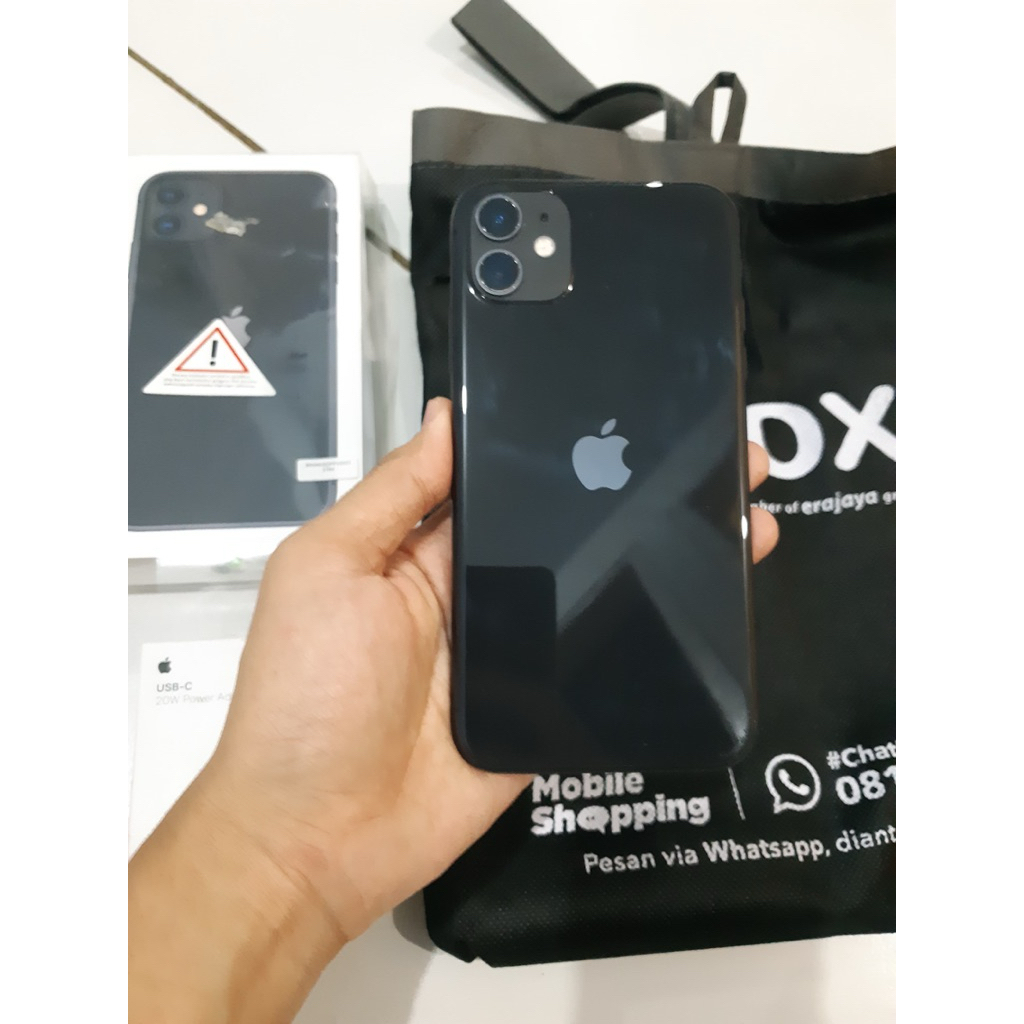 “HP IPHONE 11” ORIGINAL IBOX RAM 64GB (Second)