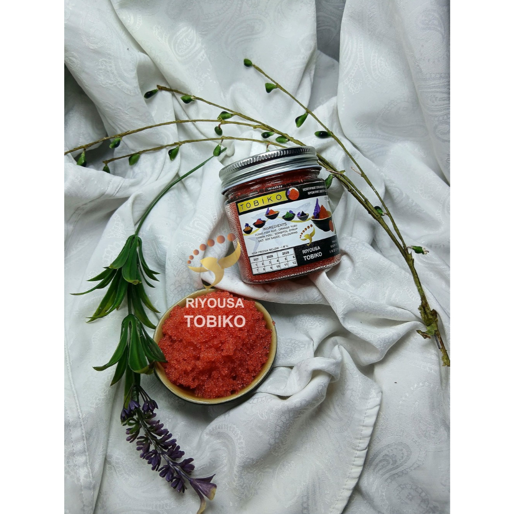 

TOBIKO PREMIUM ORANGE Glass Jar 100gr