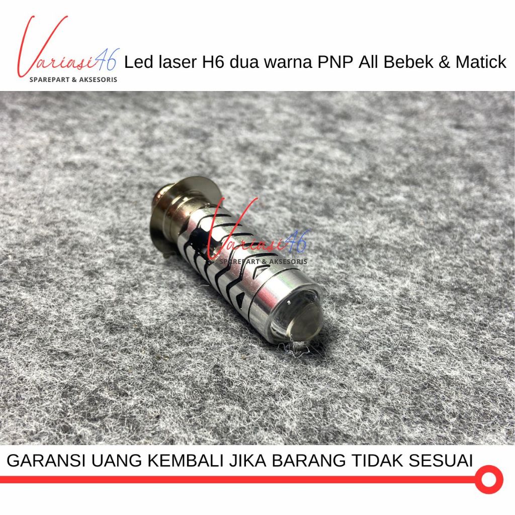 BOHLAM LED DEPAN H6 D2 LASER LAMPU UTAMA ADA SENJA BIRU AC DC KUNING PUTIH SEMUA MOTOR BISA