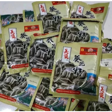 

CEMILAN KUACI BISON/Kwaci REBO /KWACI BUNGA MATAHARI (1 Pack isi 20pcs)