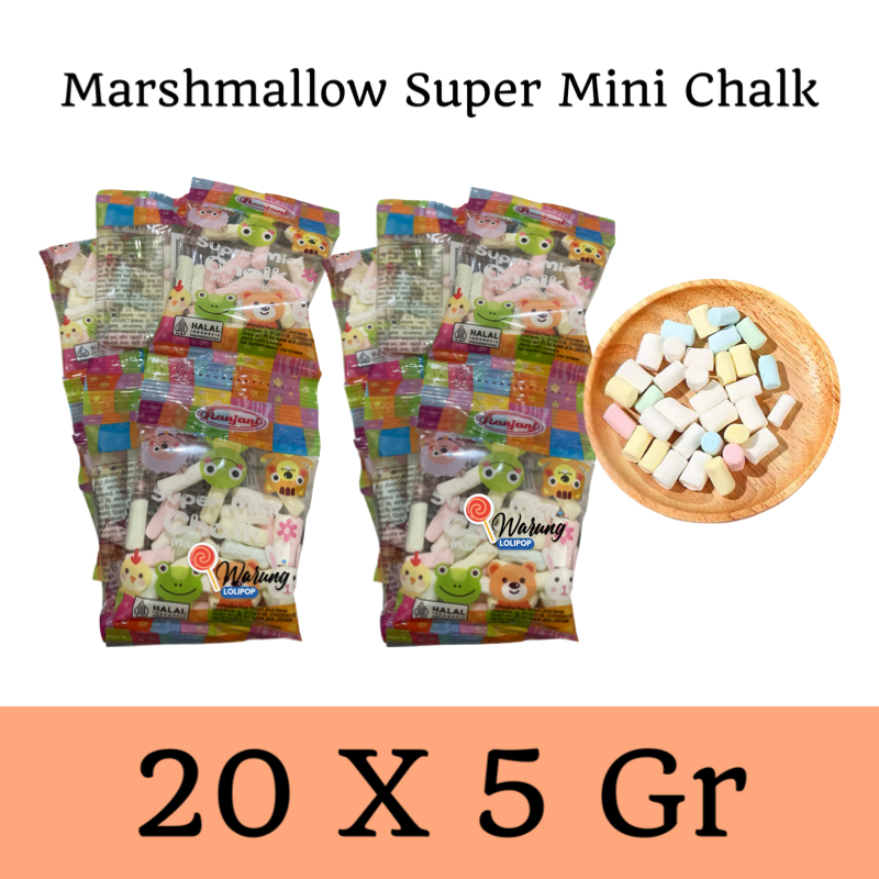 

Marshmallow Minichalk 20 x 5gr – Manis, Kenyal, Lembut – Snack Anak & Camilan Lucu