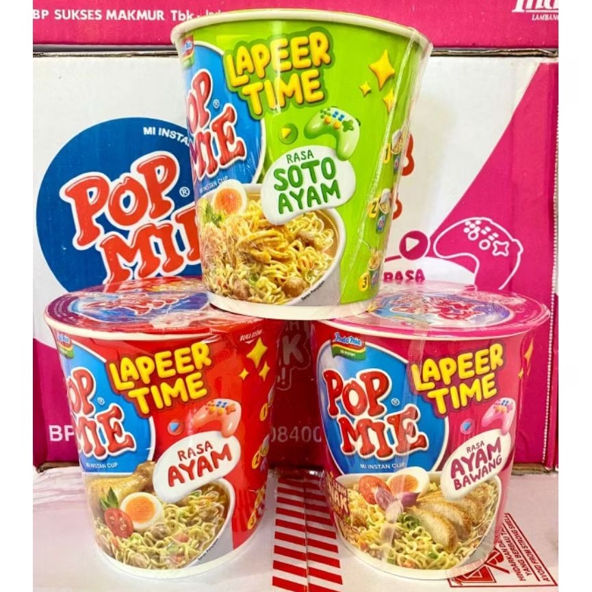 

(1 DUS) POP MIE JUMBO LAPEER TIME ISI 24 PCS