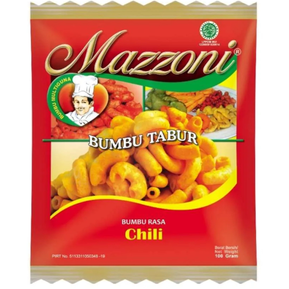 

Mazzoni Chili Mazzoni Cabe Bubuk 100gr