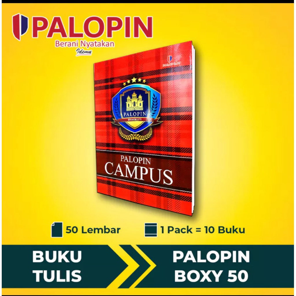 

Buku Palopin boxy Campus 50 lembar (isi 10 pcs)