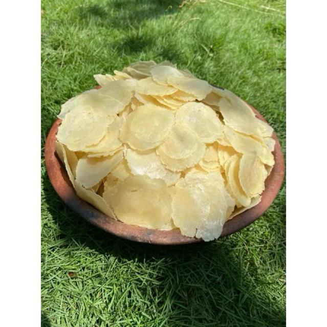 

1kg emping melinjo 2 biji melinjo ful kering/ emping melinjo tipis kering