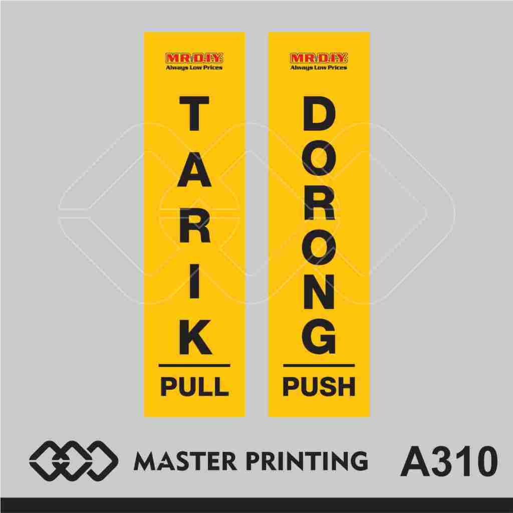 

A310 - Akrilik Tarik Dorong, Akrilik untuk Pintu, Tahan Air, Tidak Pudar, Termurah, dan Bisa Custom