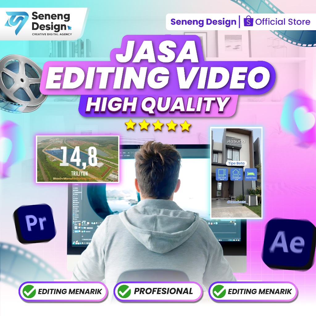 Jasa Edit Video Profesional Terpercaya – TikTok, Reels, Iklan UMKM, Wedding, Corporate, Kaleodoskop