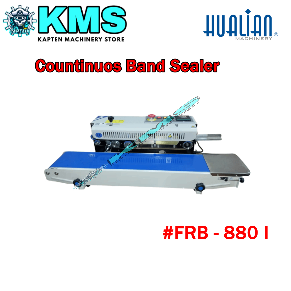 FRB-880 Continuous Sealer Mesin pres segel plastik FRB-880I Horizontal