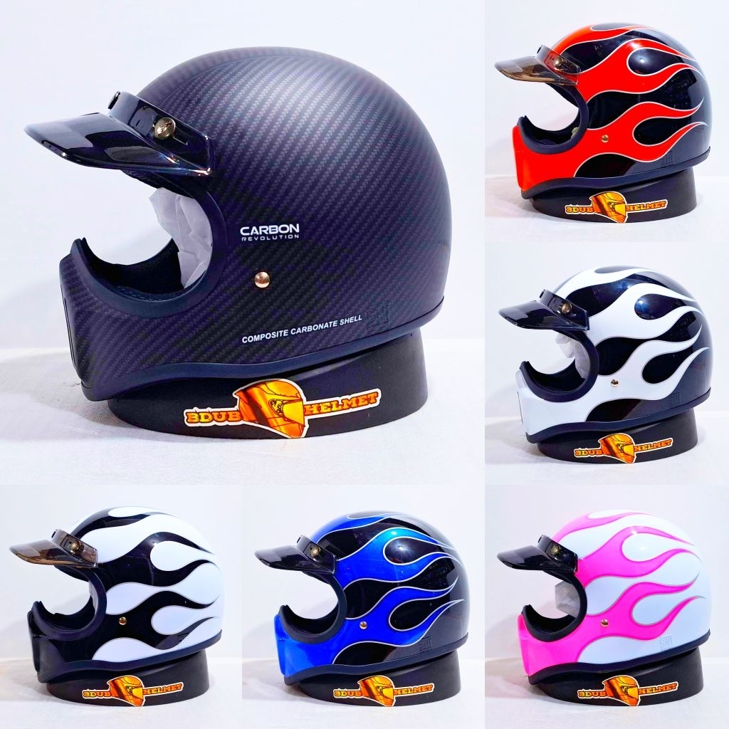 Helm Cakil Full face Js