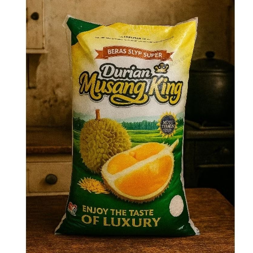 

Beras DURIAN MUSANGKING 25KG ( INSTAN)