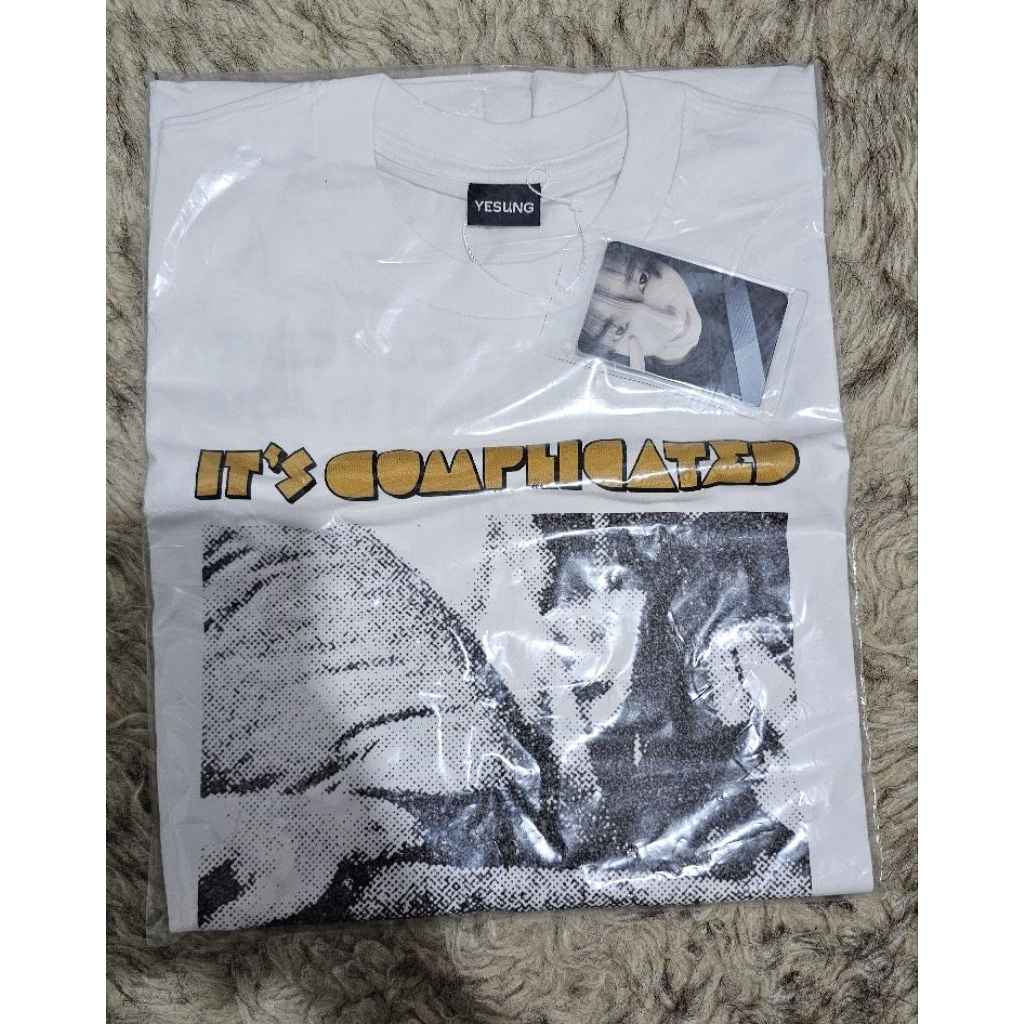 SUPER JUNIOR TSHIRT YESUNG IT'S COMPLECATED SEALED ORIGINAL