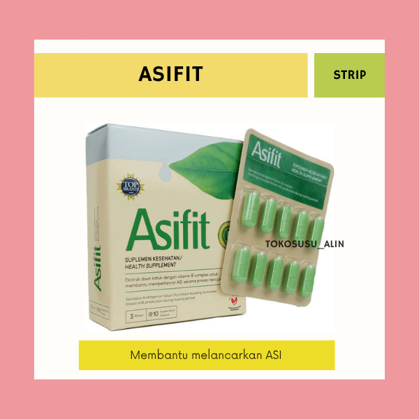 ASIFIT STRIP 10 KAPSUL / ASI BOOSTER / PELANCAR ASI