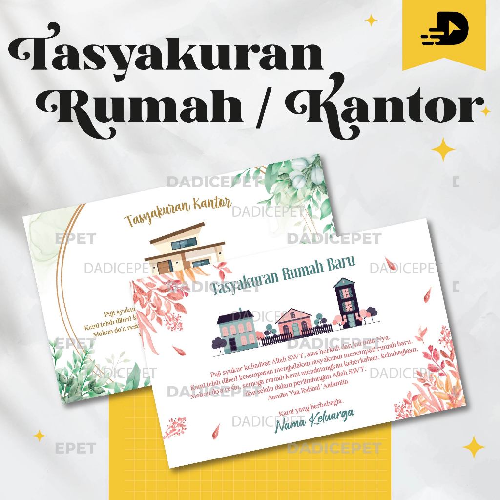 Ucapan Tasyakuran Rumah Baru