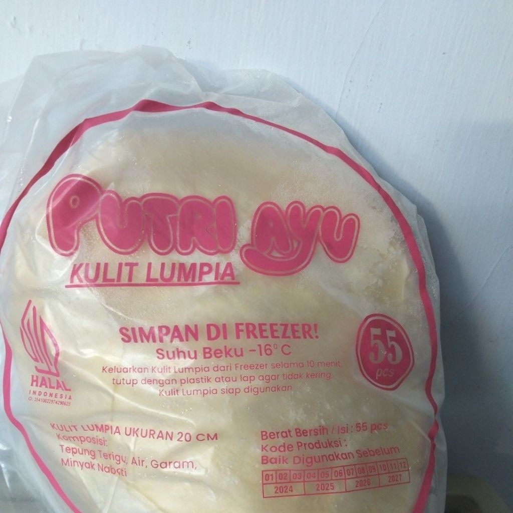 

kulit lumpia putri ayu