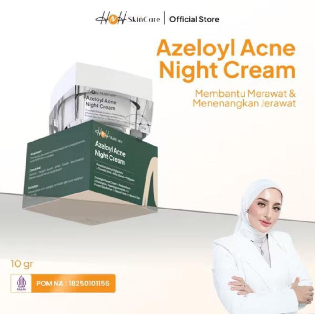 HNH Skin Care Azeloly acne night crem