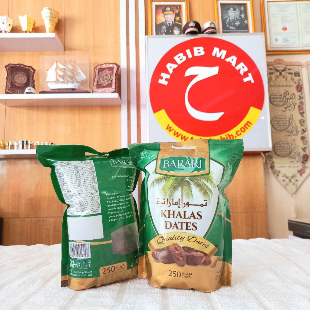 

BARARI KURMA EMIRATES GOLD 500 GRAM/KHALAS PREMIUM EMIRATE DATES