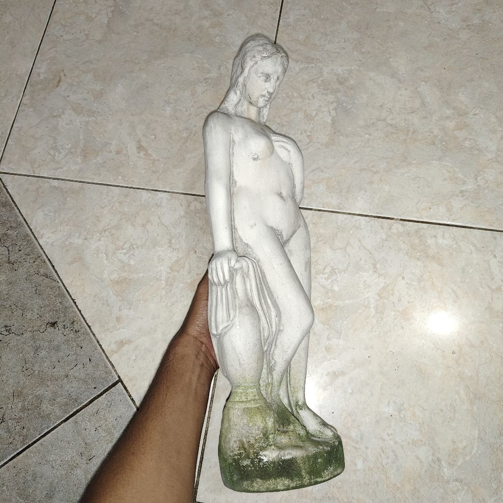 patung keramik prslen antik jadul