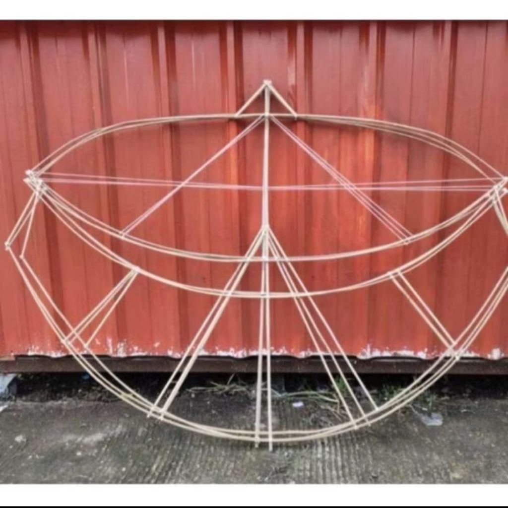 Rangka Layangan Pegon Ceper / Ukuran 1 Meter