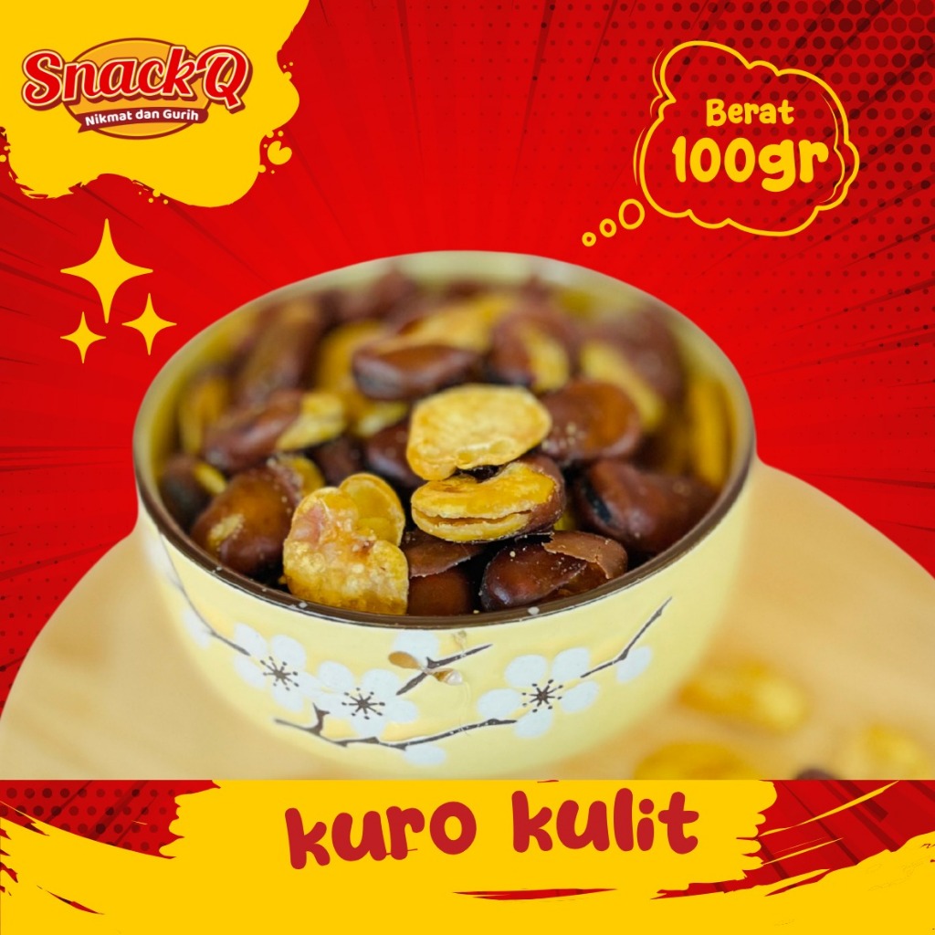 

Snackq.id - Kuro Kulit Asin Gurih 100gr / Renyah / Tidak Keras / Kaya Akan Protein dan Serat