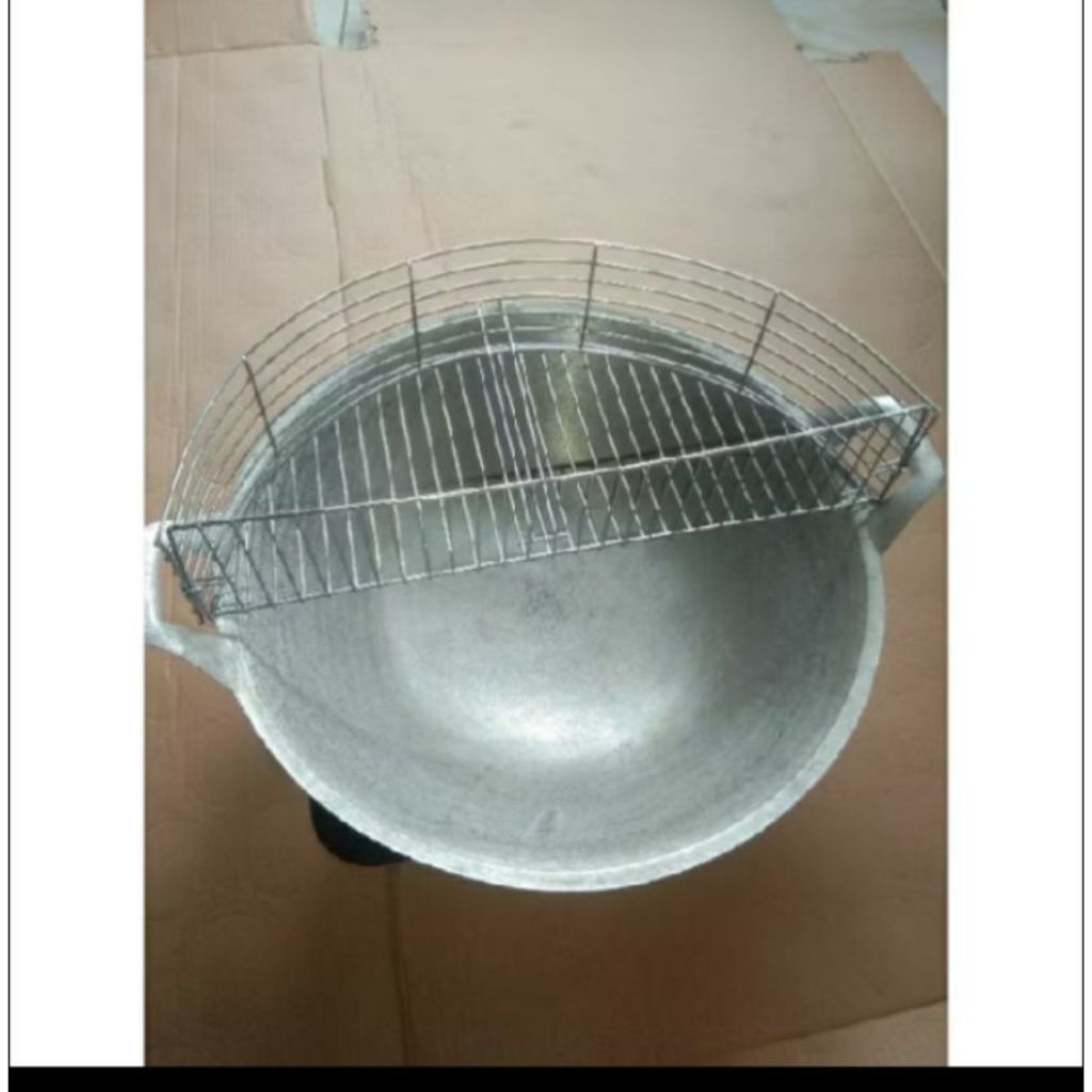tirisan minyak untuk gorengan / keranjang wajan untuk peniris gorengan