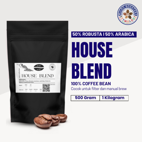 

ETYMOLOGY - Kopi House Blend 50/50% Robusta Arabika