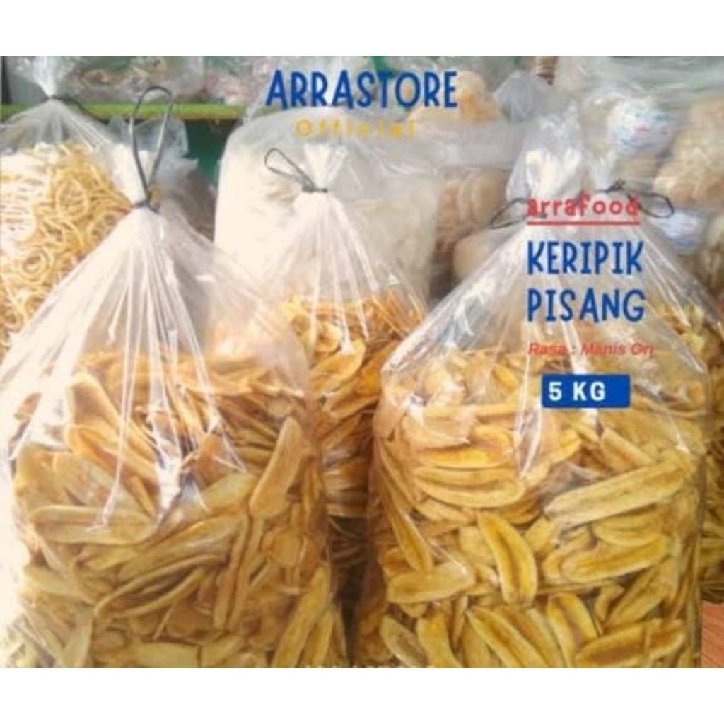 

Keripik pisang asin 1kg snack renyah nagih enak gurih