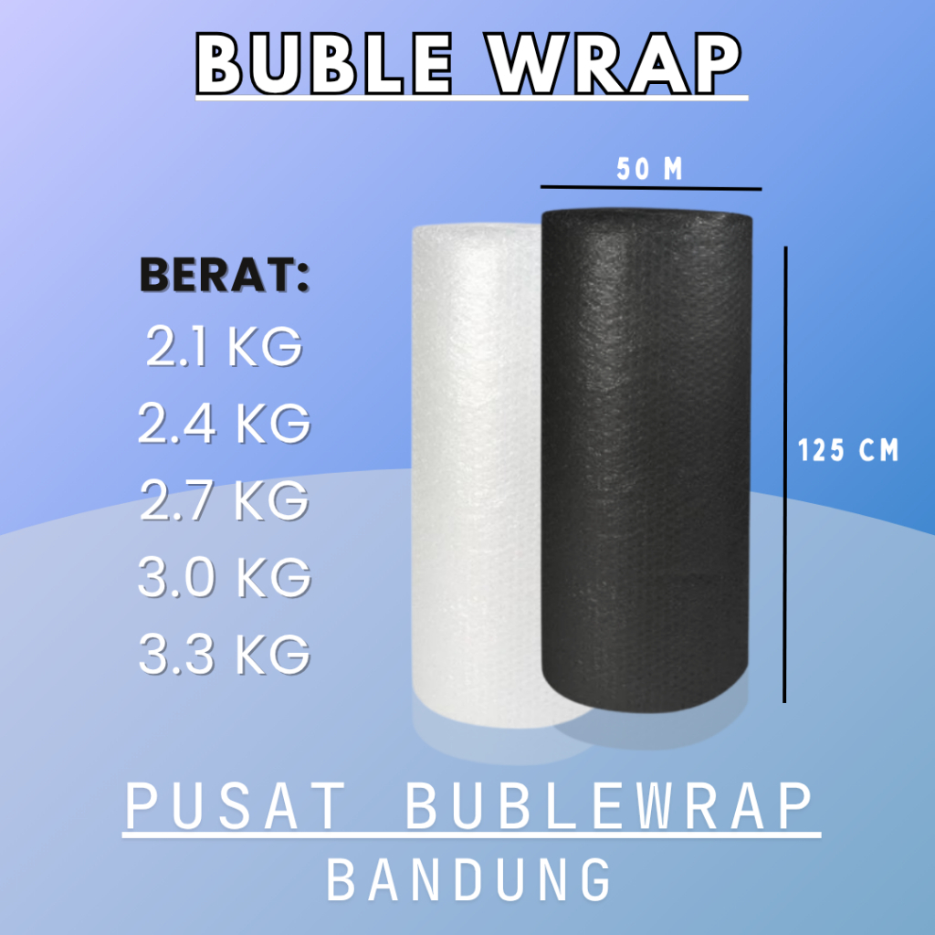 

(PBWB) BUBBLE WRAP HITAM PREMIUM UKURAN 125cm X 50m PLASTIK GELEMBUNG PACKING BUBBLE HITAM PREMIUM