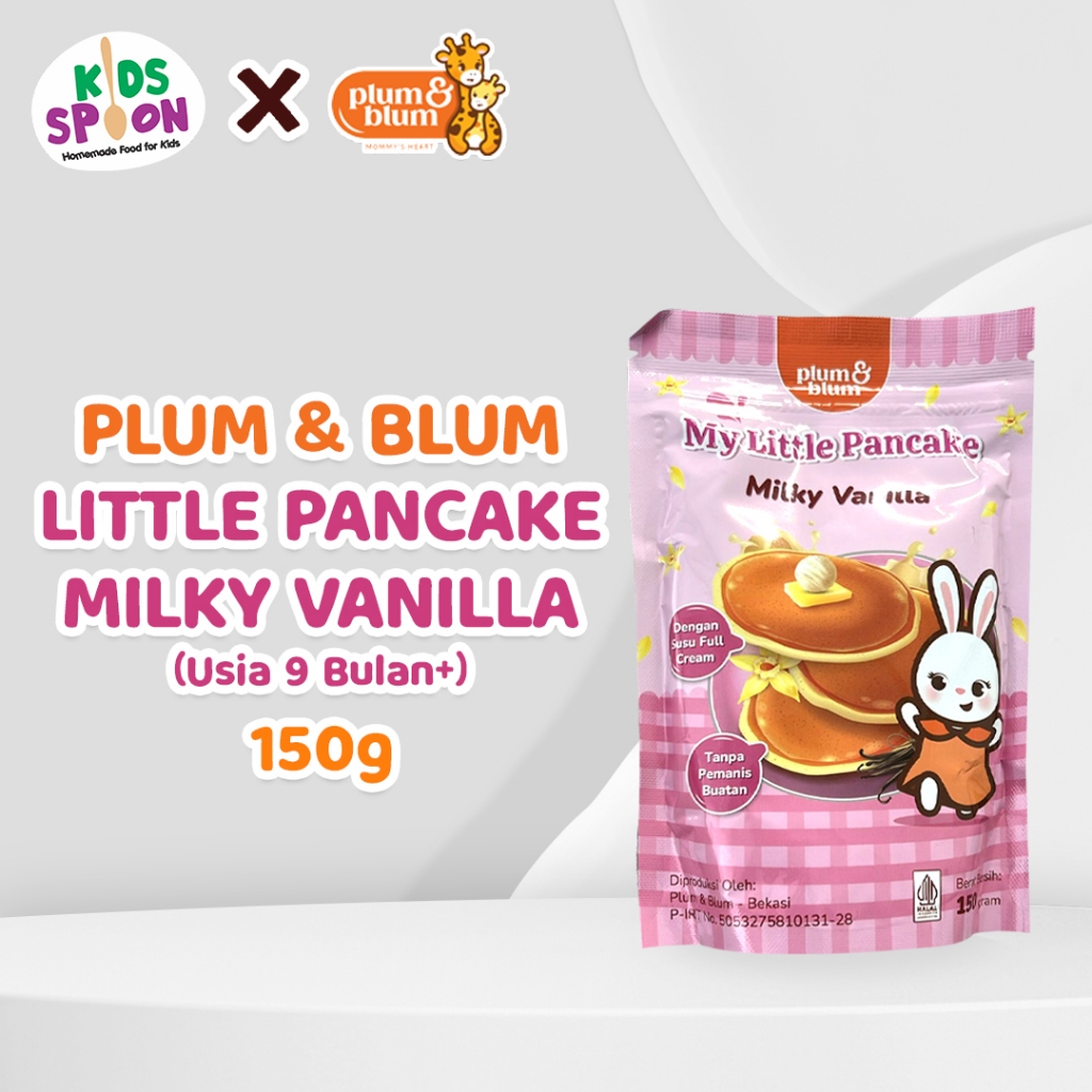 

Plum & Blum Tepung Pancake Original Vanila (Usia 9bln+) 130g