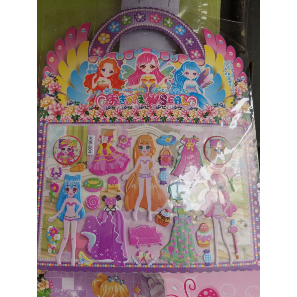 

stiker bp barbie warna random bisa dijual 3k - 5k