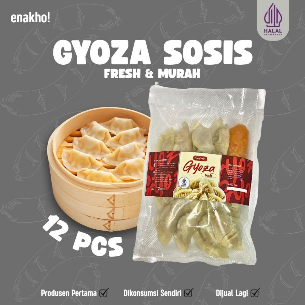 

ENAKHO GYOZA ISI SOSIS FROZEN FOOD