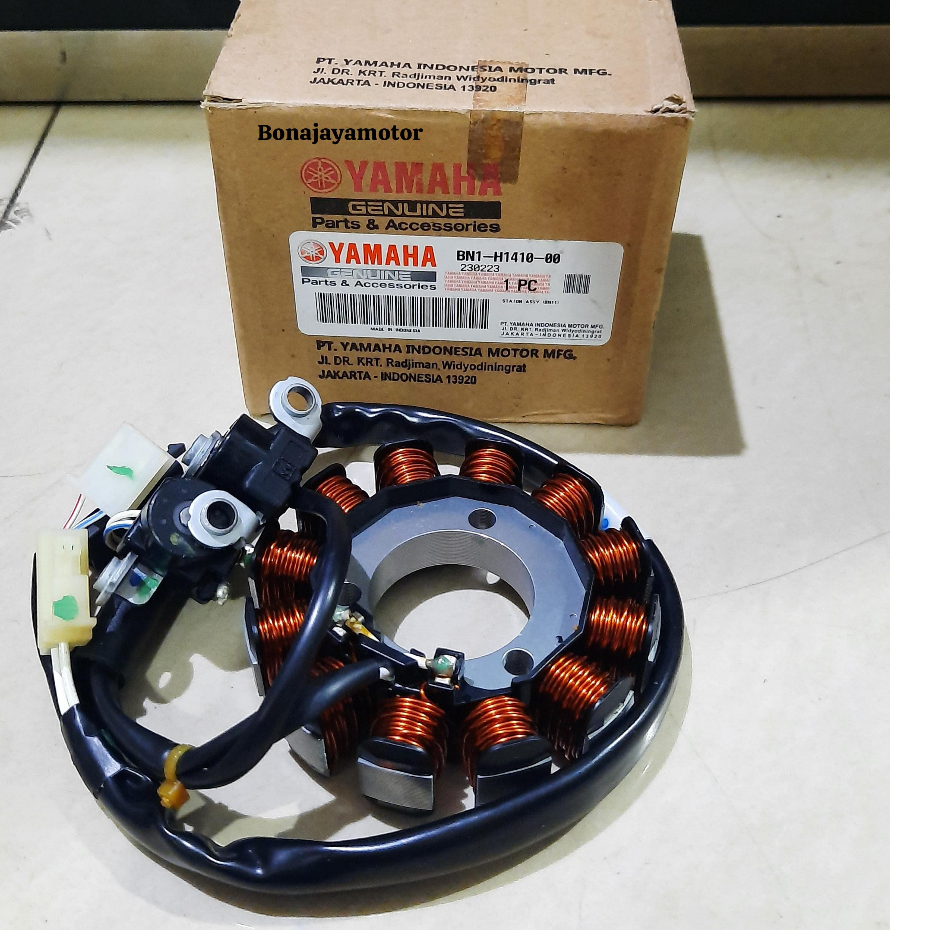 SPULL ASSY/STATOR ASSY MIO 125,FINO 125 ASLI YAMAHA BN1-H1410-00