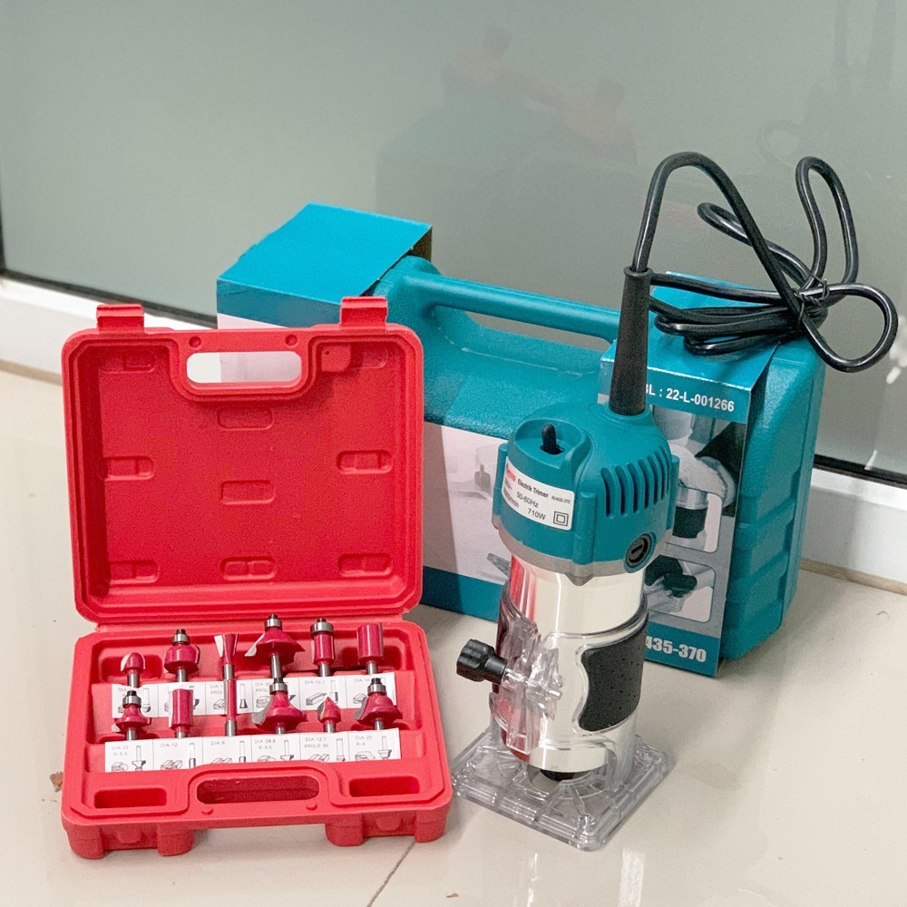 PROMO NEW MAKITA M3701B Mesin Profil 6mm Kayu Router Wood Trimmer 6 mm M 3701B M 3701 B M3701 B MAKT