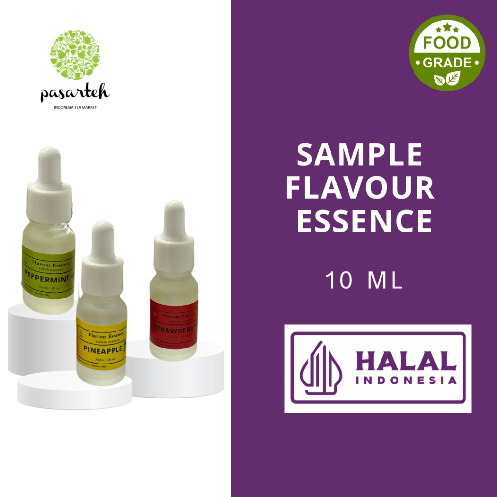 

[Pasarteh] Sample flavour - 10 ml I Flavour Essence I Perisa Teh I Flavour Teh I Essen