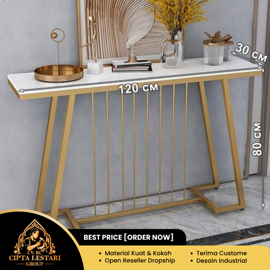 Meja Panjang Oval|Meja Nail Art|Meja Oval|Meja Nail