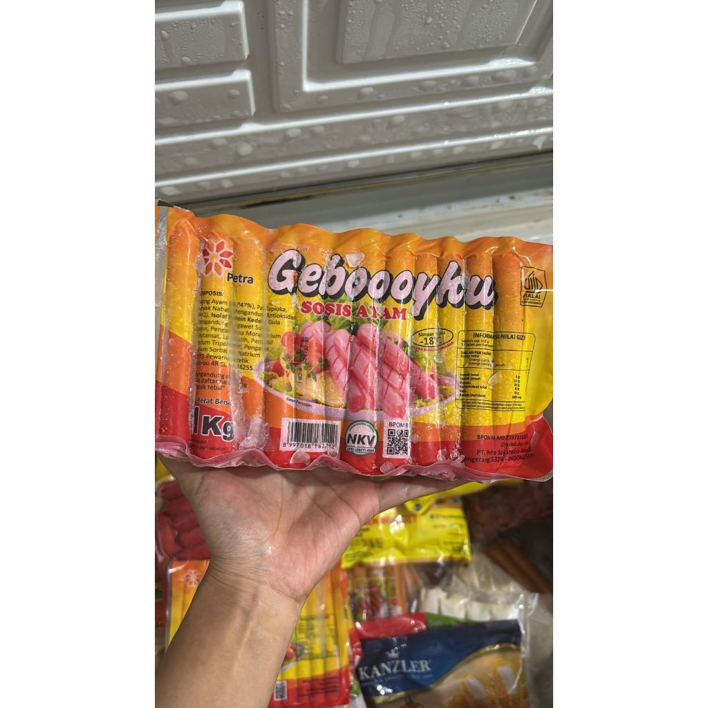 

Geboyku sosis ayam merah 1kg