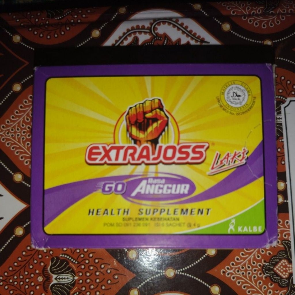 

Extra joss anggur 1 box 6 sachet