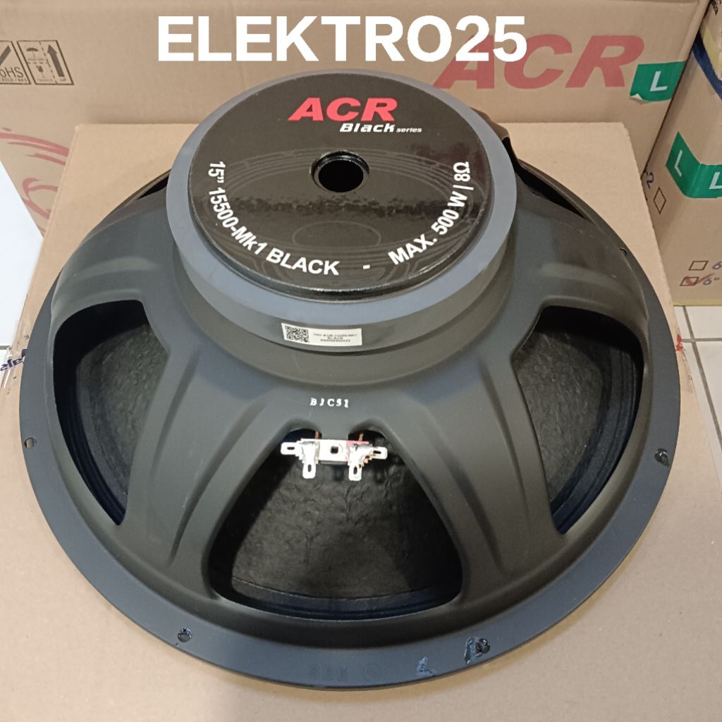 SPEAKER ACR 15" 15500-MK1 BLACK ACR/ 15500 PLATINUM SERIES ACR FULLRANGE