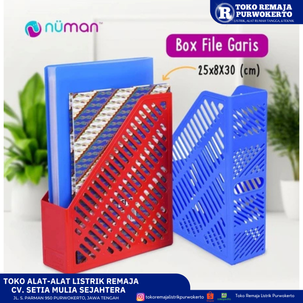 

Numan Box File Organizer Kantor Rumah