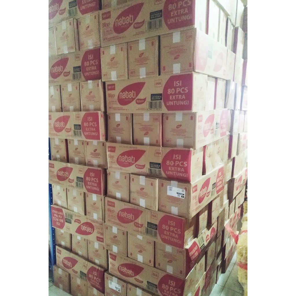 

[1 DOS] Nabati Wafer 37/39gr All Varian (1 dus isi 80pcs)