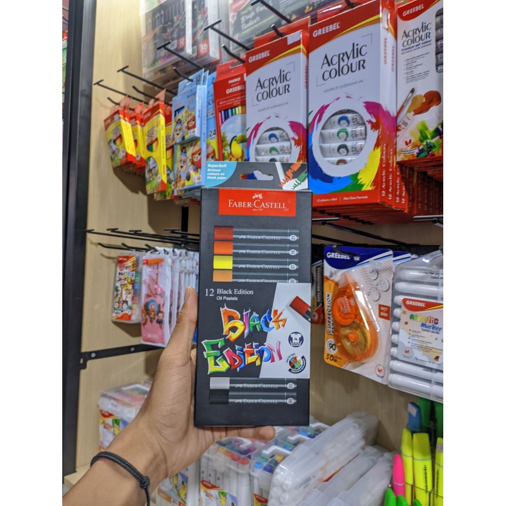 

Faber- Castell | Oil Pastels Black Edition | Crayon mewarnai anak sekolah