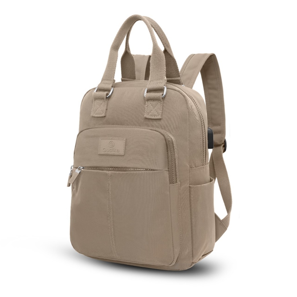 Rajhendra_ - Gudika Bags 5206 Original - Ransel Laptop 13 Inch Waterproof Usb Port