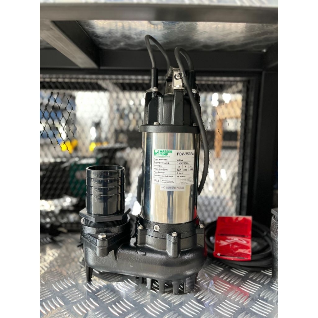 Wasser PDV 750 EA Pompa Submersible Pompa Celup